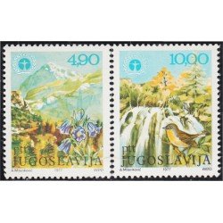 Yugoslavia 1578/79 1977 Pinturas de Andrija Milenkovic MNH