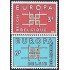 Bélgica 1260/61 1963 Europa Grabado MNH