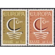 Grecia Greece 897/98 1966 Europa MNH