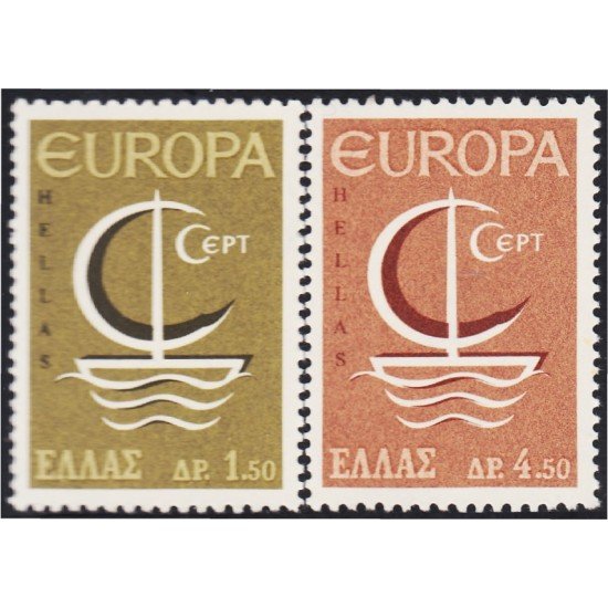 Grecia Greece 897/98 1966 Europa MNH Grecia Greece 897/98 1966 Europa MNH