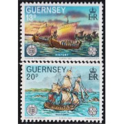Guernsey 248/49 1982 Europa Hechos históricos MNH