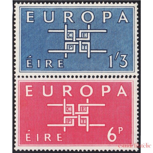 Irlanda 159/60 1963 Europa MNH