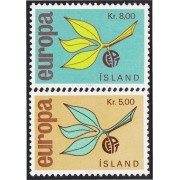 Islandia 350/51 1965 Europa MNH