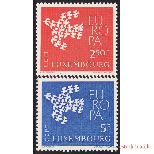 Luxemburgo 601/02 1961 Europa MNH