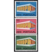 Portugal 1051/53 1969 Europa Puente de colaboración europea  MNH 