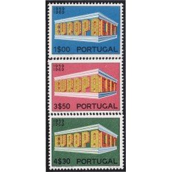 Portugal 1051/53 1969 Europa Puente de colaboración europea MNH Portugal 1051/53 1969 Europa Puente de colaboración europea MNH