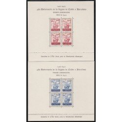 Barcelona 51/52 1943 Colon Columbus MNH Barcelona 51/52 1943 Colon Columbus MNH