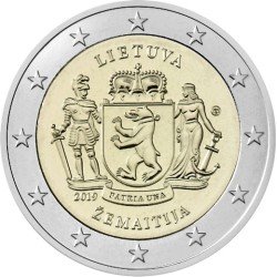 Lituania 2019 2 € euros conmemorativos Samogitia Lituania 2019 2 € euros conmemorativos Samogitia