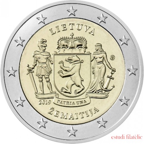 Lituania 2019 2 € euros conmemorativos Samogitia