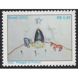 Brasil Brazil 2798 2002 Navidad MNH Brasil Brazil 2798 2002 Navidad MNH