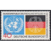 Alemania Federal 628 1973 La RFA miembro de la Naciones Unidas MNH