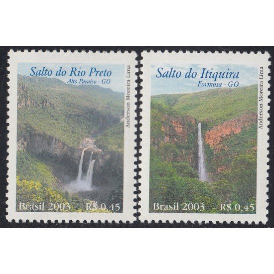 Brasil Brazil 2822/2823 2003 Cascadas Brasileñas MNH