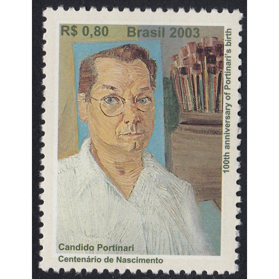 Brasil Brazil 2840 2003 100° del nacimiento del pintor Candido Portinari MNH