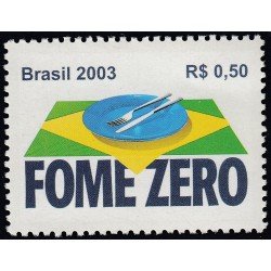Brasil Brazil 2849 2003 Programa Fome zero MNH Brasil Brazil 2849 2003 Programa Fome zero MNH