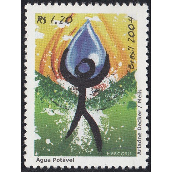 Brasil Brazil 2867 2004 Mercosur. Agua Potable MNH