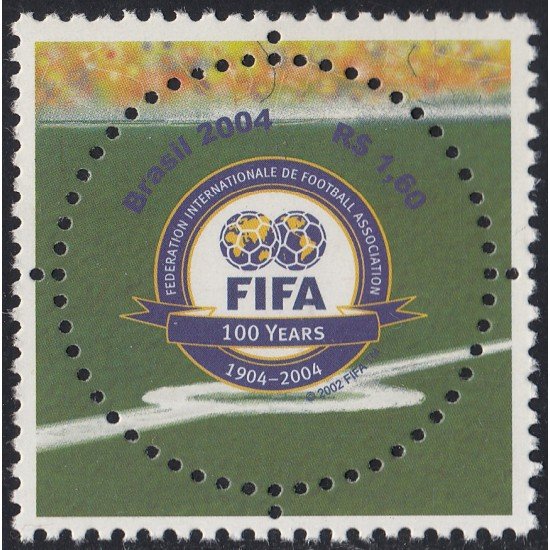 Brasil Brazil 2869 2004 100° de la FIFA MNH