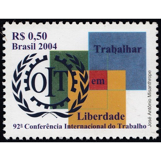 Brasil Brazil 2870 2004 92 Conferencia Internacional del Trabajo MNH
