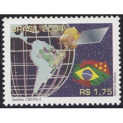 Brasil Brazil 2886 2004 Satelite CBERS-2 MNH Brasil Brazil 2886 2004 Satelite CBERS-2 MNH