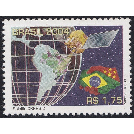 Brasil Brazil 2886 2004 Satelite CBERS-2 MNH