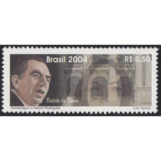 Brasil Brazil 2891 2004 Literatrura. Nelson Rodrigues MNH