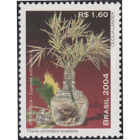 Brasil Brazil 2900 2004 Planta aeromatica Brasileña Priprioca MNH