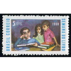 Brasil Brazil 873 1968 Semana del libro MNH Brasil Brazil 873 1968 Semana del libro MNH