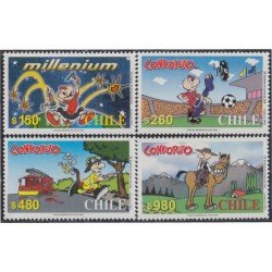 Chile 1525/28 2000 Condorito. Personajes Infantiles MNH