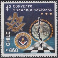 Chile 1542 2000 4° Asamblea Masónica Nacional usado