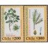 Chile 1543/44 2000 Flora. Plantas medicinales MNH