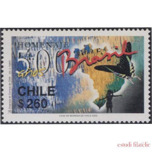 Chile 1545 2000 500 Años del descubrimiento de Brasil MNH
