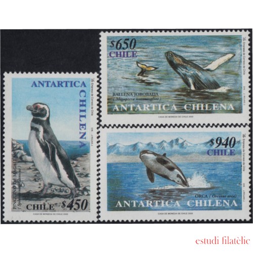 Chile  1570A/70C 2000 Antartida Chilena MNH