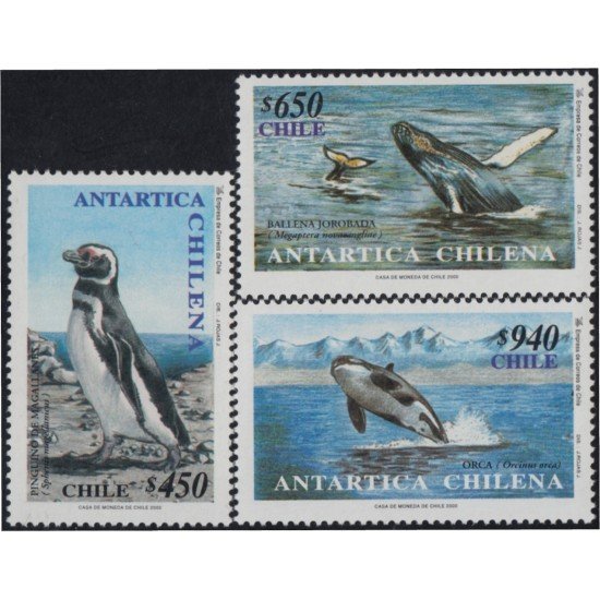 Chile  1570A/70C 2000 Antartida Chilena MNH
