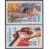 Chile 1570D/70E 2000 Serie América UPAEP. Día Mundial de la lucha contra El SIDA MNH