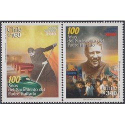 Chile 1578/79 2001 100 cent. del Nacimiento del Padre Hurtado  MNH
