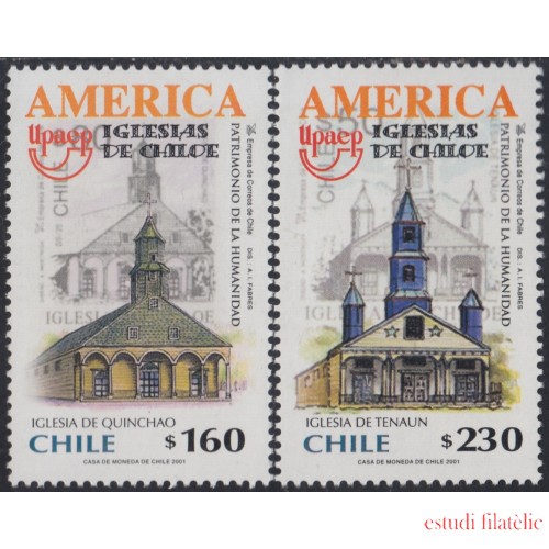 Chile 1598/99 2001 Serie América UPAEP. Patrimonio Mundial MNH