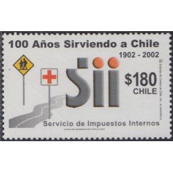 Chile 1626 2002 100° Del Servicio de impuestos indirectos MNH Chile 1626 2002 100° Del Servicio de impuestos indirectos MNH