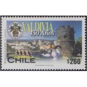 Chile 1627  450 Años de la Ciudad de Valdivia MNH