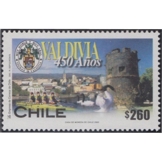 Chile 1627 450 Años de la Ciudad de Valdivia MNH Chile 1627 450 Años de la Ciudad de Valdivia MNH