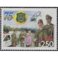 Chile 1630 2002 75 Años del Cuerpo de Policía Chileno MNH Chile 1630 2002 75 Años del Cuerpo de Policía Chileno MNH