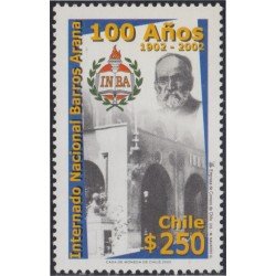 Chile 1634 2002 100° del Instituto Nacional Barros Aranda MNH Chile 1634 2002 100° del Instituto Nacional Barros Aranda MNH