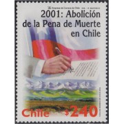 Chile 1635 2002 100° de la Abolición de la Pena de Muerte MNH