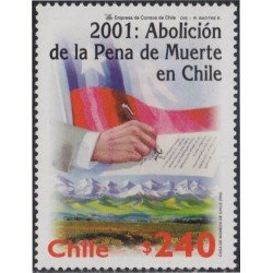Chile 1635 2002 100° de la Abolición de la Pena de Muerte MNH Chile 1635 2002 100° de la Abolición de la Pena de Muerte MNH