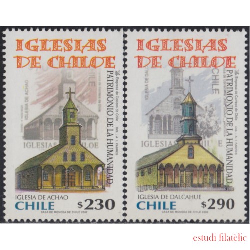 Chile 1640/41 2002 Iglesias de Chile. Patrimonio Mundial MNH