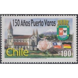 Chile 1655 2002 150 Años de la Ciudad de Puerto Varas MNH Chile 1655 2002 150 Años de la Ciudad de Puerto Varas MNH