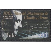 Chile 1659 2003 100° del nacimiento del pianista Claudio Arrau MNH