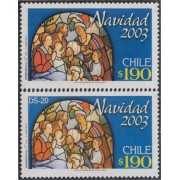 Chile 1666/672003  Navidad Christmas MNH