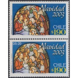 Chile 1666/672003 Navidad Christmas MNH Chile 1666/672003 Navidad Christmas MNH