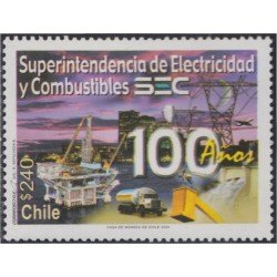 Chile 1678 2004 100° Superintendencia de electricidad y combustibles MNH Chile 1678 2004 100° Superintendencia de electricidad y combustibles MNH
