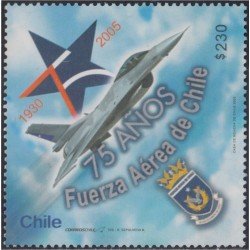 Chile 1679 2005 75 Años de la Armada aérea chilena MNH Chile 1679 2005 75 Años de la Armada aérea chilena MNH