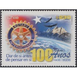 Chile 1685 2005 100° de Rotary Club Internacional MNH Chile 1685 2005 100° de Rotary Club Internacional MNH